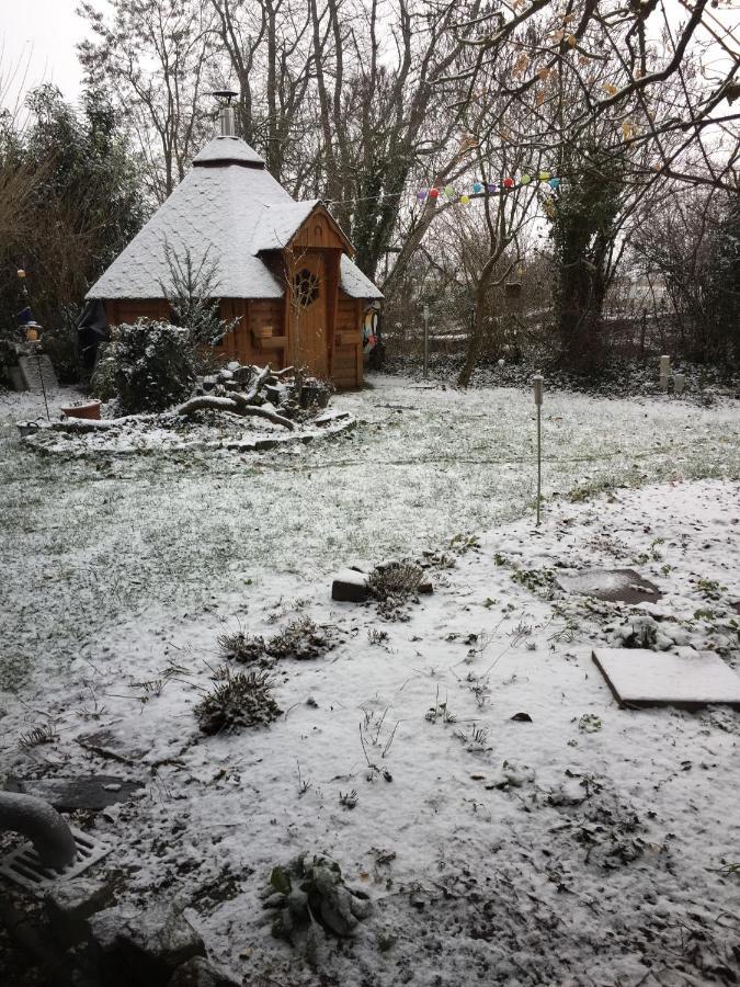 Apartament Blaues Haus Niederdorfelden Zewnętrze zdjęcie